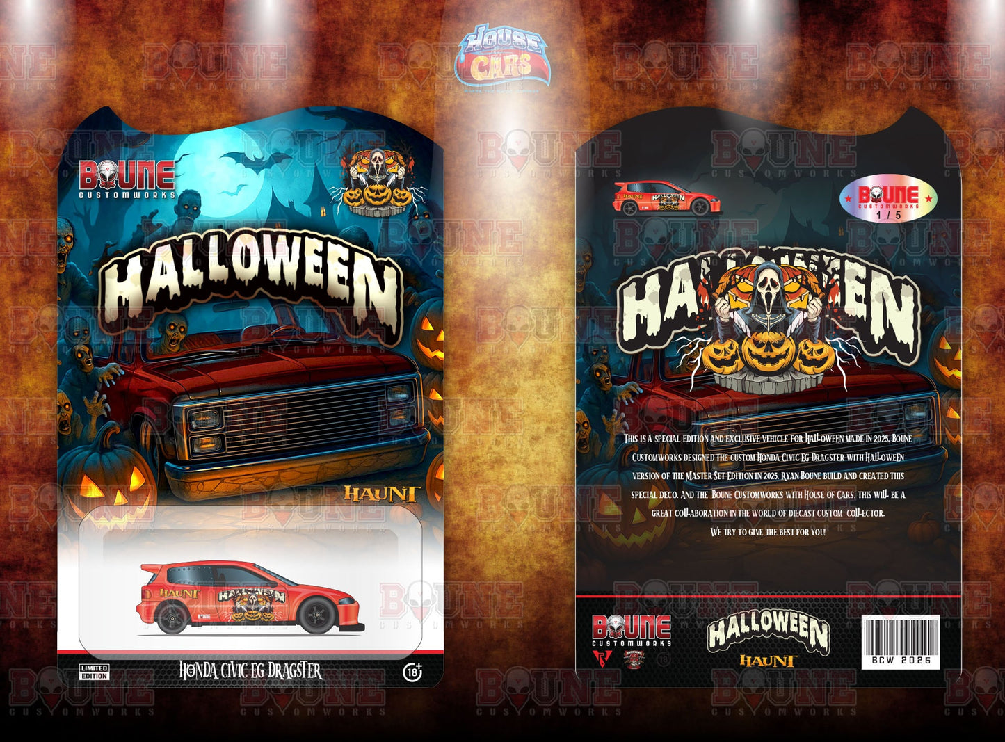 2025 Halloween Drag Civic Exclusive 1 of 5